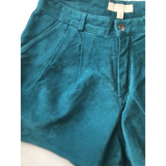 I Love H81 Forever 21 High Waist Suede Pleated Shorts FLAW - Picture 4 of 12